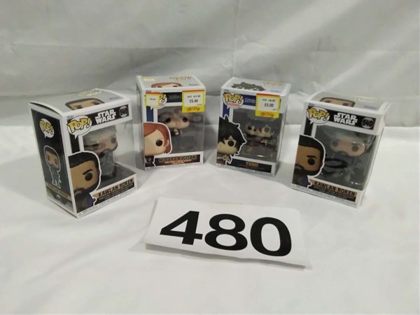 lot 480 4x Funko Pop Figures