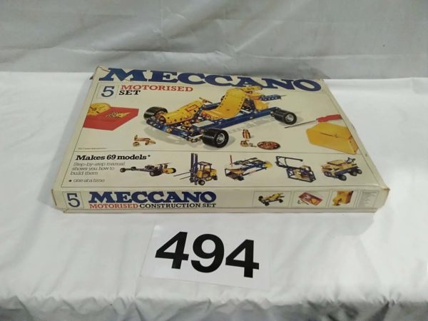 lot 494 meccano motorised set 5 - Image 3