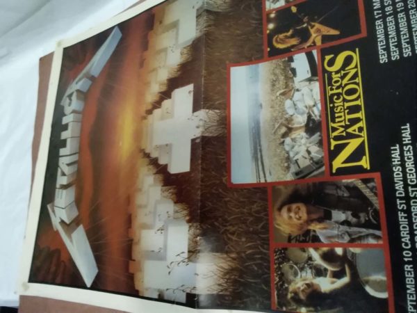 lot 497 Retro Metallica tour poster - Image 5