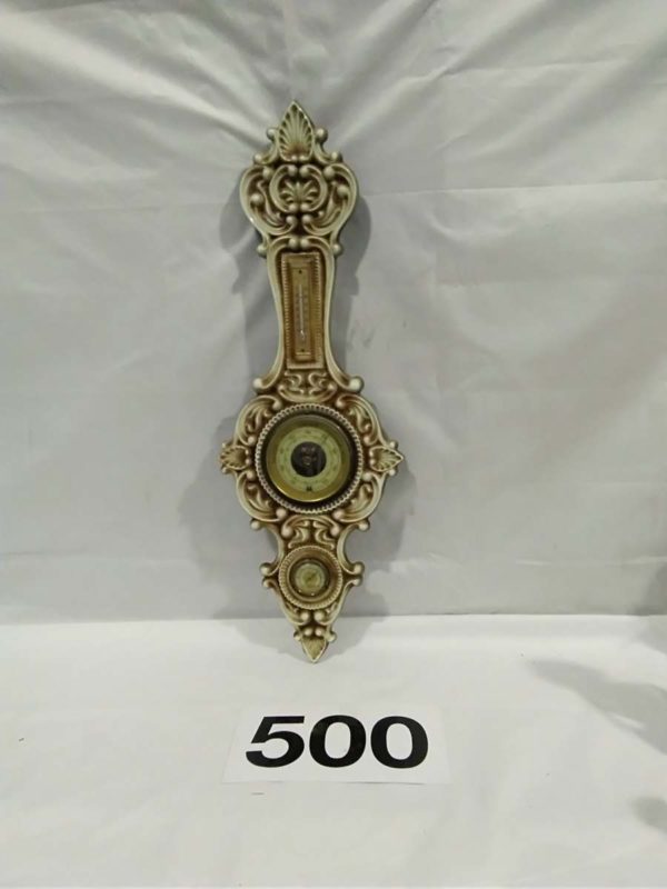 lot 500 vintage barometer ( plastic surround ) - Image 2