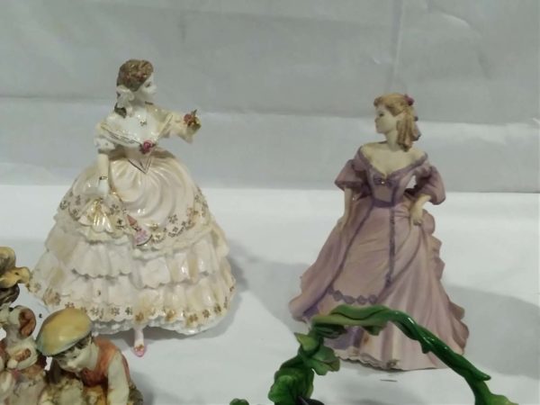 lot 501 Royal Worcester & coalport figurines plus others - Image 9