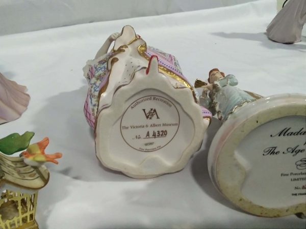 lot 501 Royal Worcester & coalport figurines plus others - Image 5