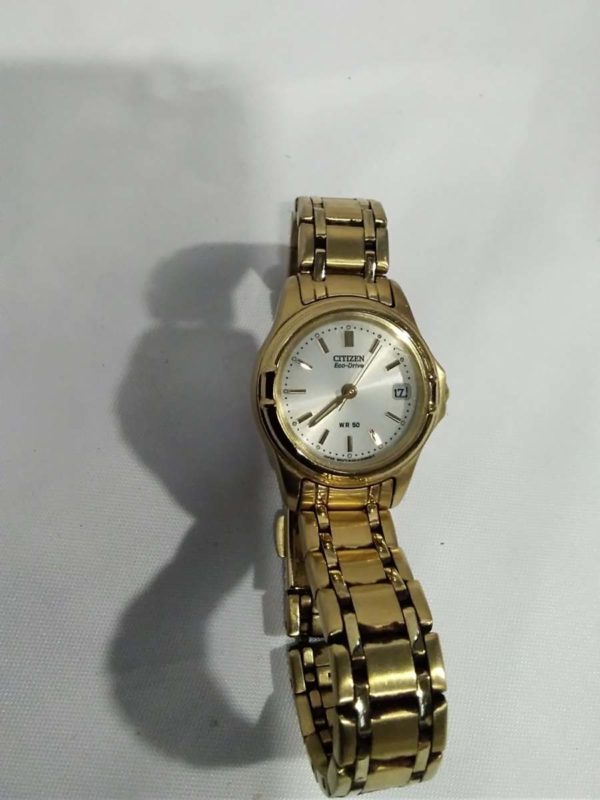 lot 509 vintage ladies Citizen Eco drive wrist watch – Working