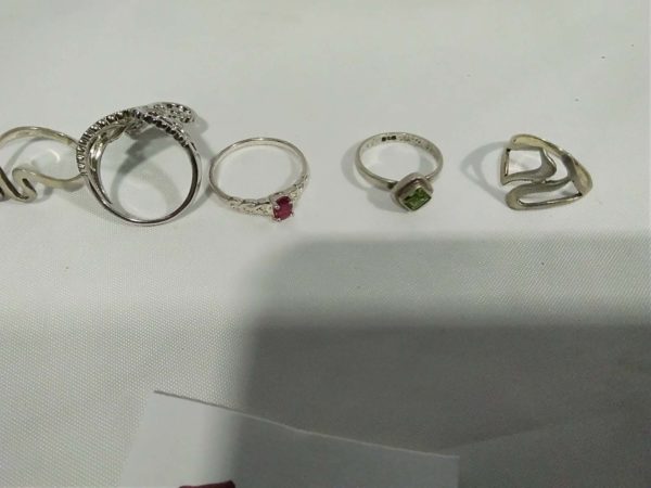 lot 510 7x sterling silver rings - Image 3