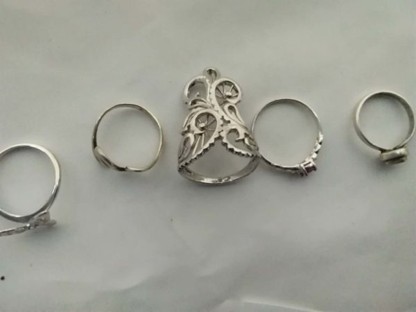 lot 510 7x sterling silver rings - Image 4