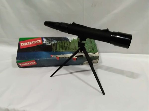 lot 541 Tasco 15x-45x50mm Zoom spotting scope with Tripod