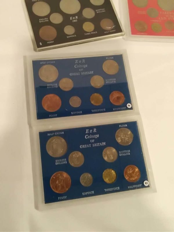 lot 552 6x cased coinage sets - Image 3