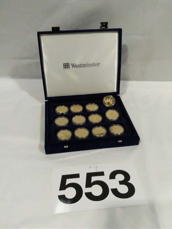 lot 553 royal themed cased coins in presentation box - Image 11