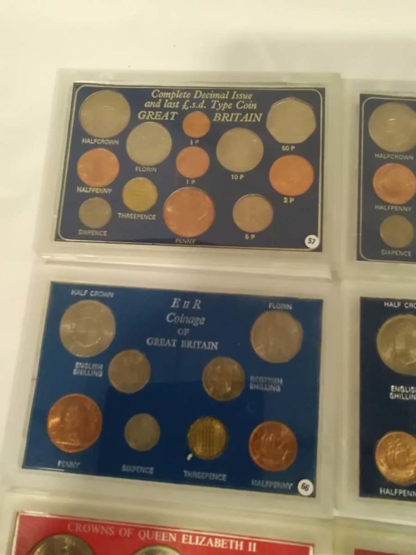 lot 556 6x British coinage sets - Image 4