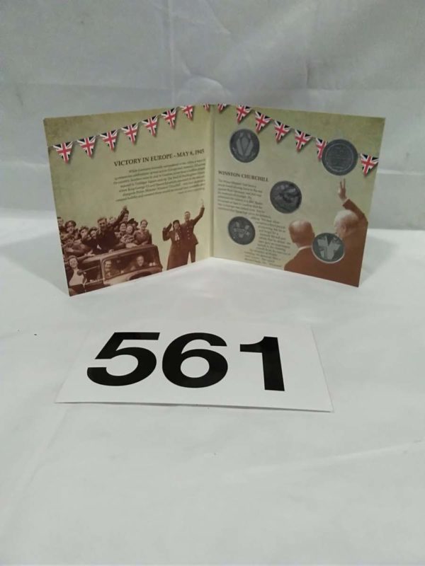 lot 561 VE Day 75th anniversary coin set - Image 2