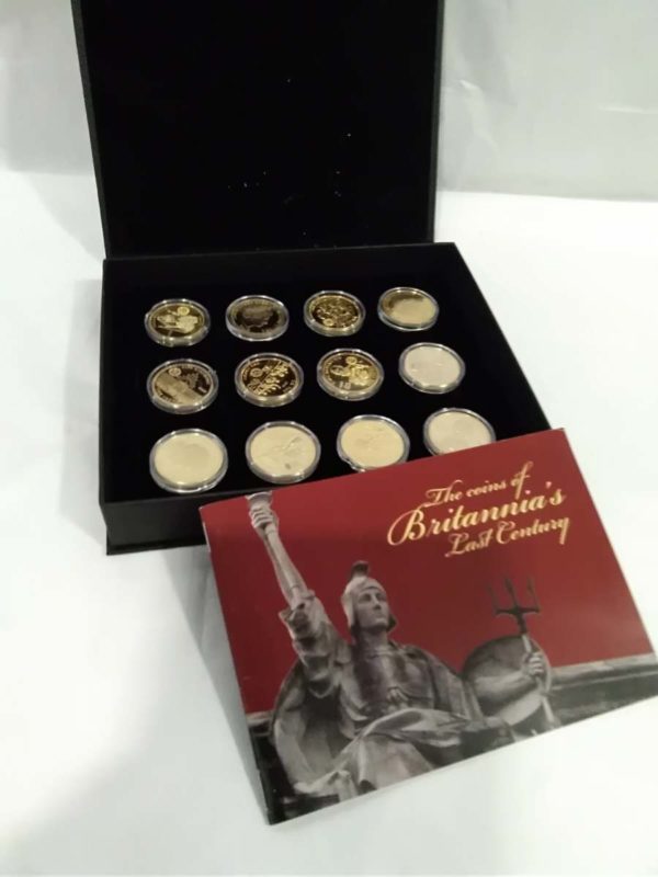 lot 566 the coins of Britannia’s last century