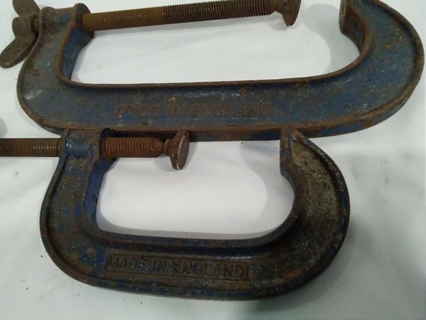 lot 571 2 G Clamps record 8″ & 4″ - Image 4