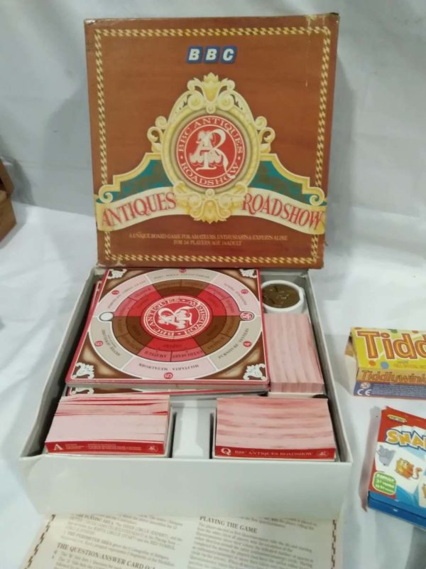 lot 591 various vintage games & antiques roadshow board game - Image 3