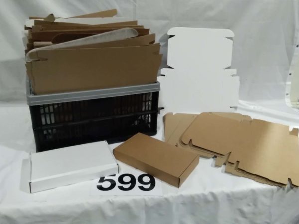 lot 599 mailing cardboard boxes 10″ x 6″ x 1.5″