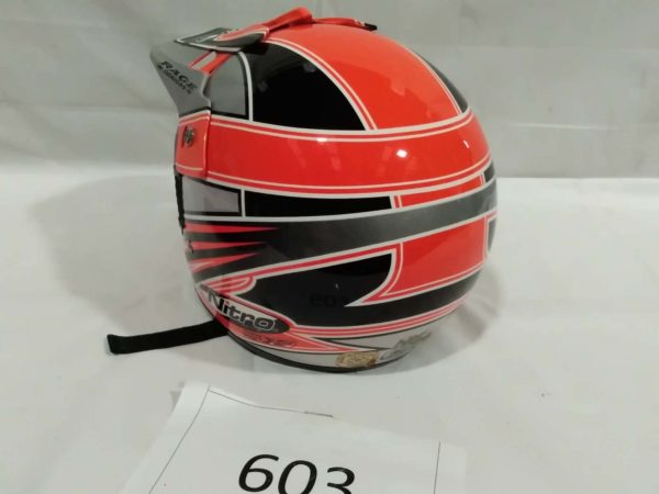 lot 603 Nitro racing rally / off road bike helmet - Image 3