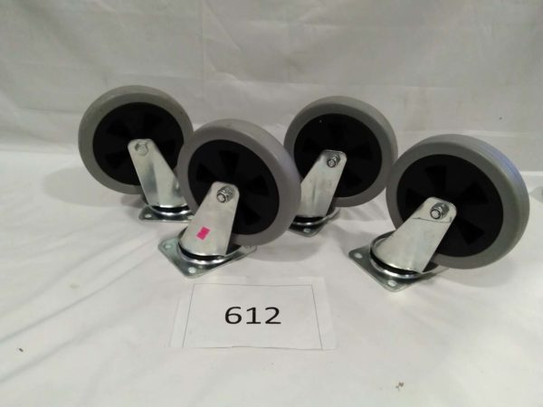 lot 612 4x Industrial Castors