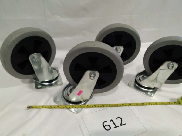 lot 612 4x Industrial Castors - Image 4