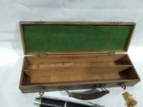 lot 615 Antique Piccolo Flute in wooden case - Image 4