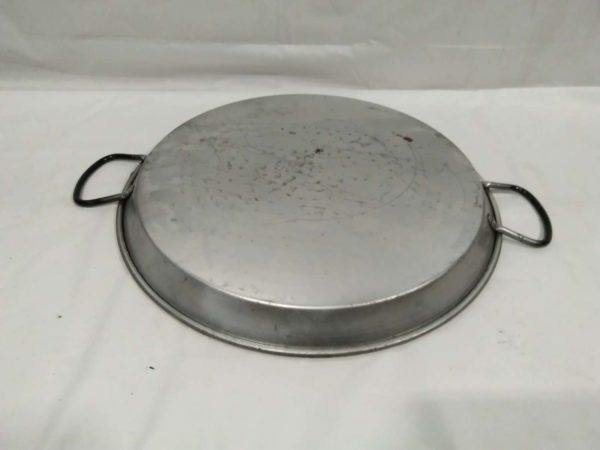 lot 619 large cooking paella pan - Image 4