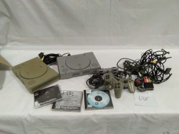 lot 638 play station consoles