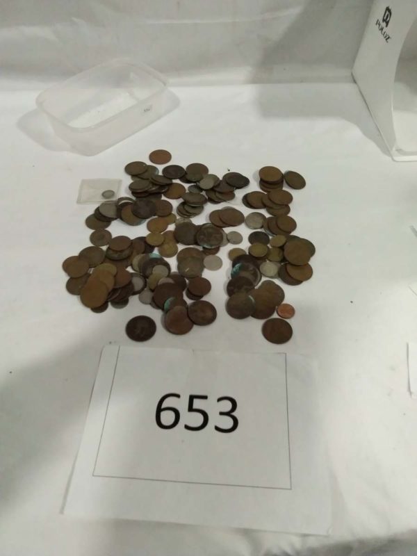 lot 653 assorted old coins