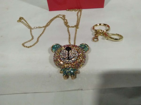 lot 654 boxed Butler & Wilson teddy bear necklace - Image 2