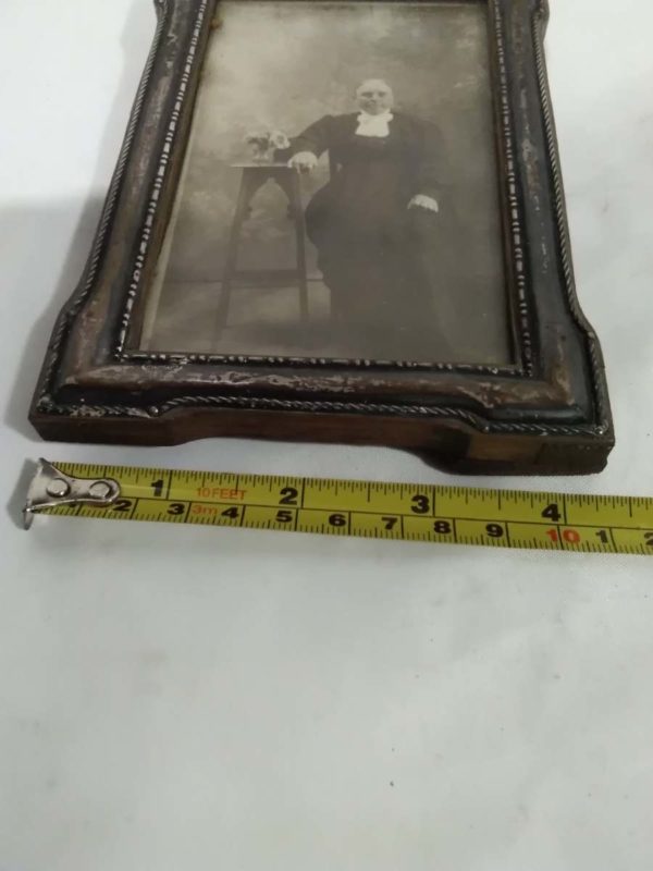 lot 659 hallmarked sterling silver photograph frame - Image 3