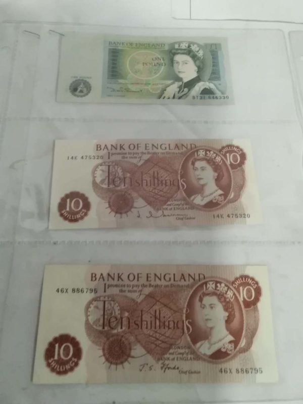 lot 664 collection of ten shillings bank notes & A £1 note - Image 2