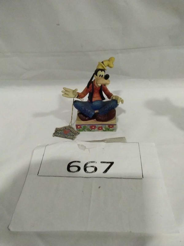 lot 667 Enesco Disney Figure Goofy – Gawrsh - Image 2