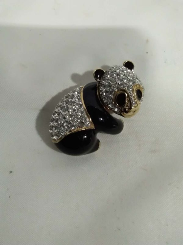 lot 679 vintage Attwood & Sawyer panda Brooch