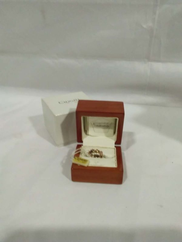 lot 682 Clogau gold ring marked 375 – gold & rose gold (3g) - Image 6