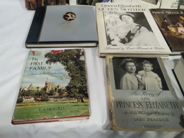 lot 692 Royal family book collection inc rare photo postcards - Image 2