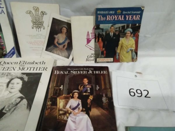 lot 692 Royal family book collection inc rare photo postcards - Image 5