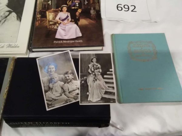 lot 692 Royal family book collection inc rare photo postcards - Image 4