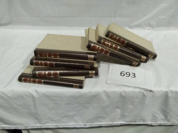 lot 693 vintage books numbers 1-7 Encyclopedia of birds