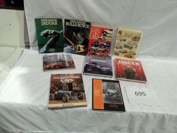 lot 695 vintage classic car book collection