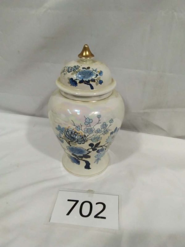 lot 702 vintage Sadler perlescent lutre ware ginger jar - Image 2