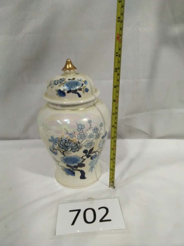 lot 702 vintage Sadler perlescent lutre ware ginger jar - Image 4