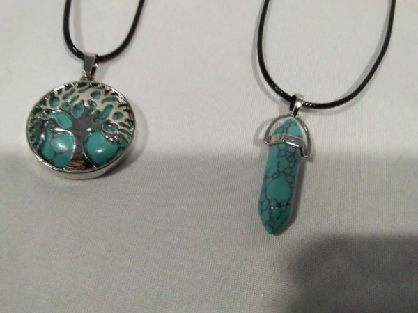 lot 719 turquoise pendants & ring - Image 3