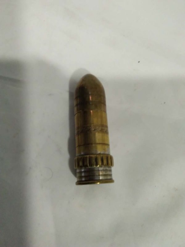 lot 720 trench art bullet lighter