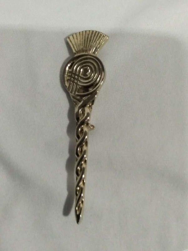 lot 722 large thistle stick brooch - Image 3