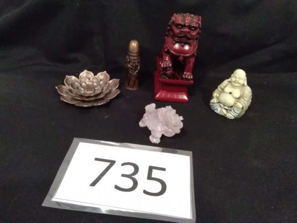 lot 735 oriental spiritual items