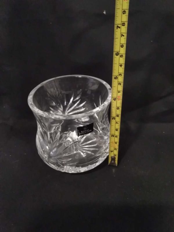 lot 736 Royal Doulton lead crystal vase - Image 4