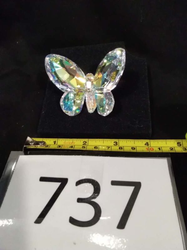 lot 737 boxed Swarovski crystal butterfly - Image 4