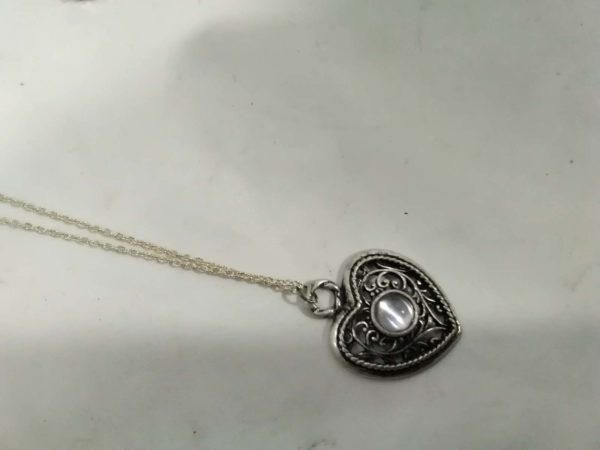 lot 765 heart pendant & ring - Image 5