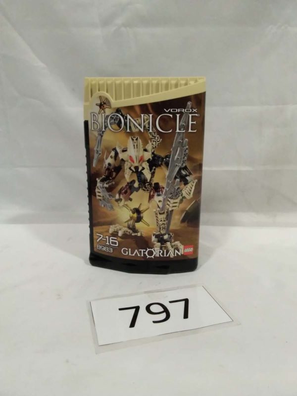 lot 797 Bionicle 7-16 Glatorian Lego set ( unused still sealed) - Image 2