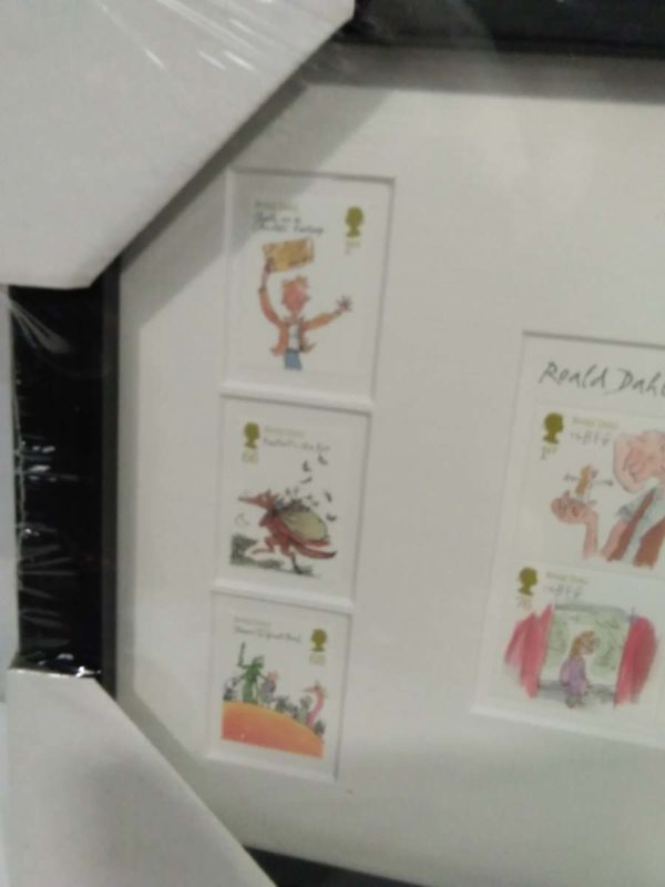 lot 798 Roald Dahl stamp issue 1012 framed stamps ( cellophane wrapped still) - Image 5