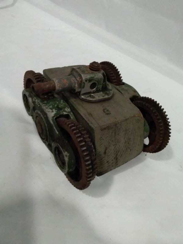 lot 803 antique scratch built army tank - Image 5