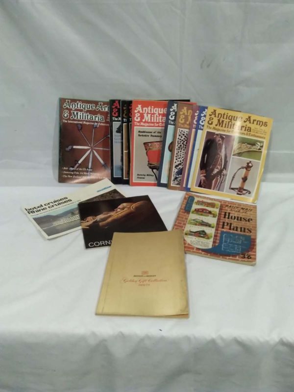 lot 818 magazines inc antique & militaria etc