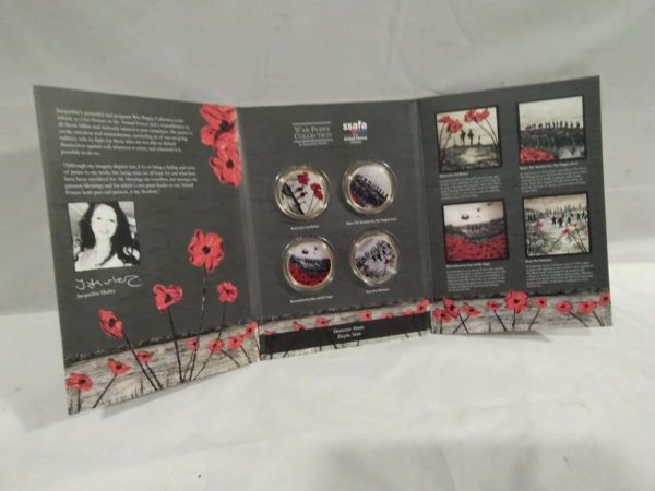 lot 823 war poppy collection of coins